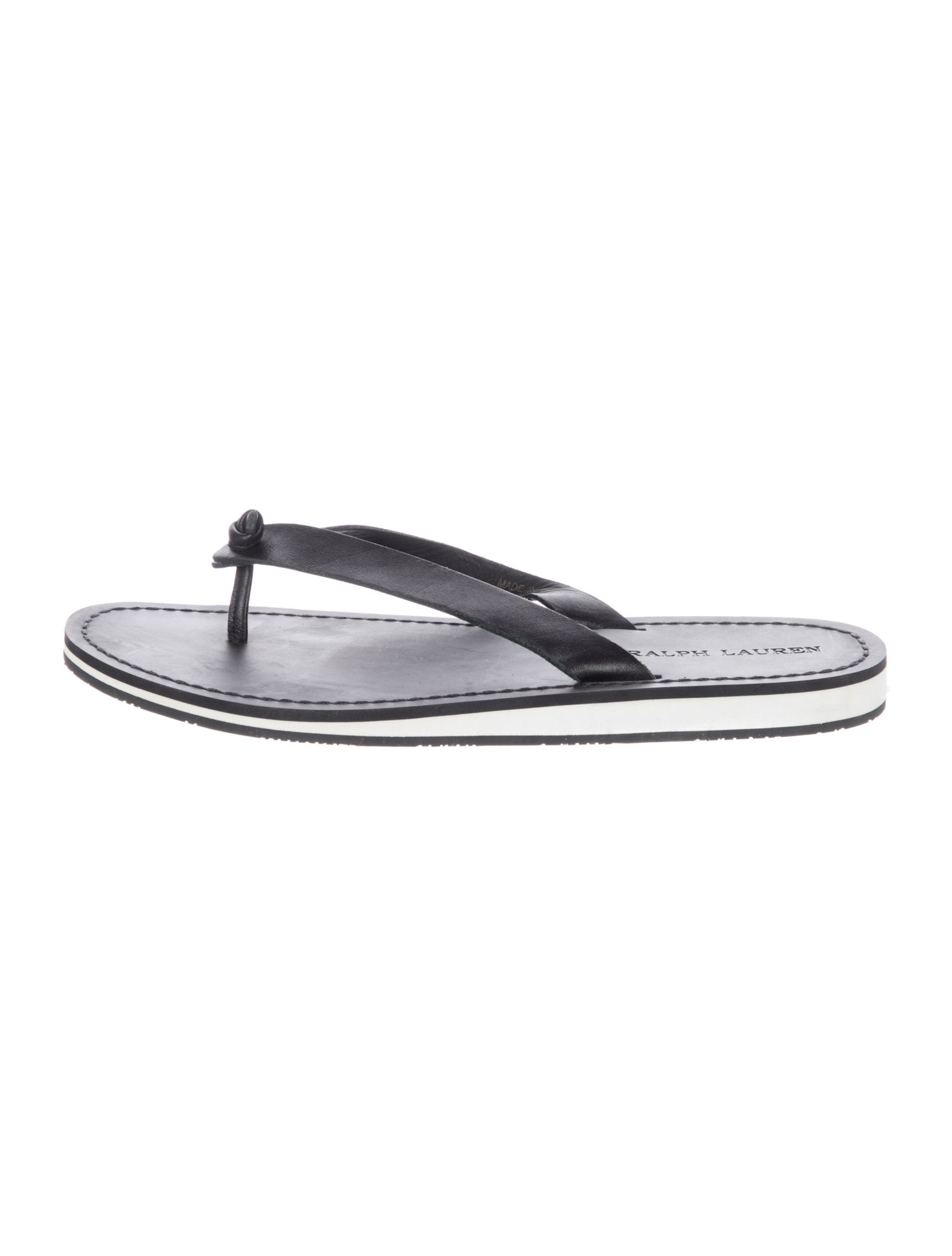 Ralph Lauren Leather Flip Flops
